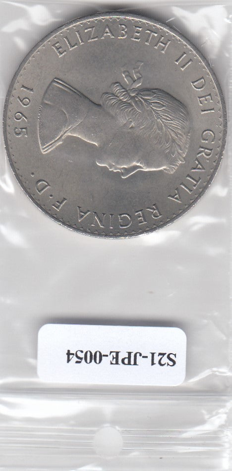 S21-JPE-0054 United Kingdom 1 kroon VF 1965 KM910 Churchill