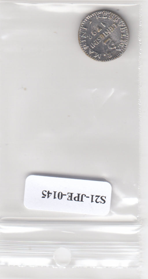 S21-JPE-0145 San marino 2 centesimi   1798     souvernier token