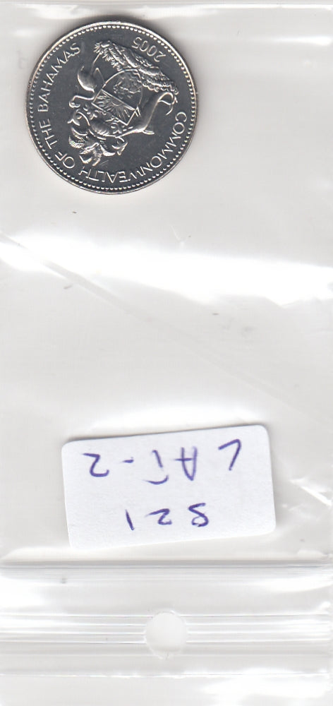 S21-LAT-0002-M06 Bahamas 5 Cents UNC 2005 KM 60