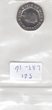 S21-LAT-0016-M11 Isle Of Man 20 Pence UNC 2012.AA KM 1257