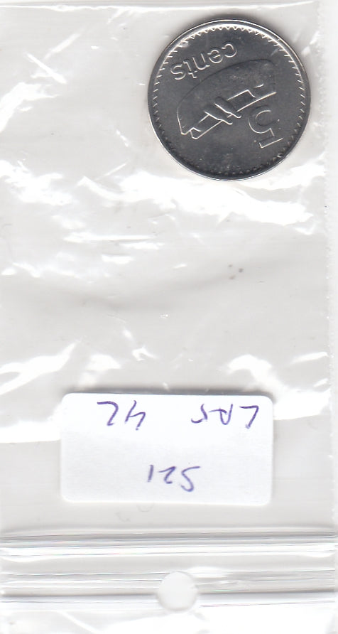 S21-LAT-0042-M03 Fiji Islands 5 Cents UNC 2010 KM 119