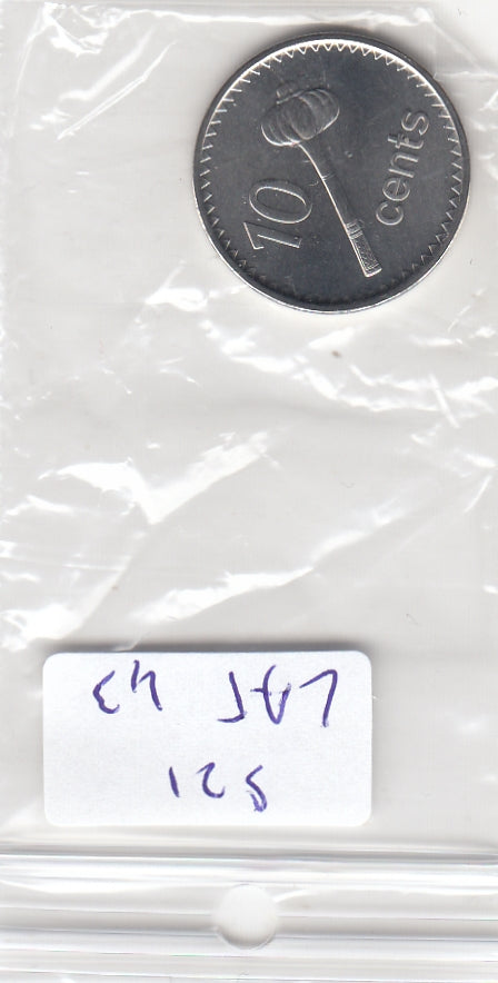 S21-LAT-0043-M04 Fiji Islands 10 Cents UNC 2009 KM 120