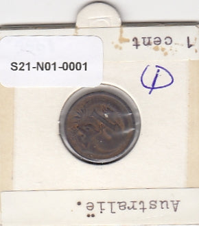 S21-N01-0001 Australie 1 Cent VF  1966 KM62
