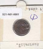 S21-N01-0001 Australie 1 Cent VF  1966 KM62