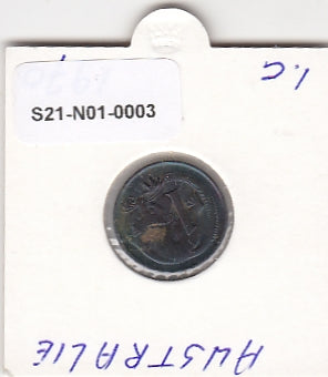 S21-N01-0003 Australie 1 Cent VF  1970 KM62