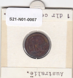 S21-N01-0007 Australia 1 Cent VF  1975 KM62