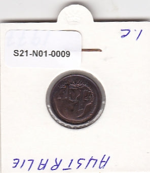 S21-N01-0009 Australia 1 Cent VF  1977 KM62