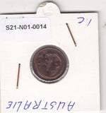 S21-N01-0014 Australia 1 Cent XF 1987 KM78