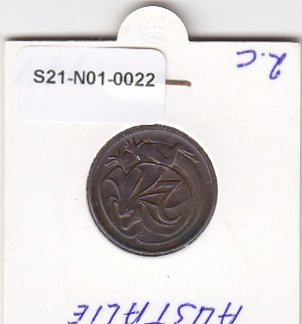 S21-N01-0022 Australia 2 Cents VF  1974 KM63