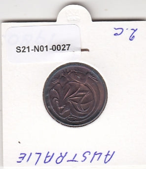 S21-N01-0027 Australië 2 Cent ZFr. 1980 KM63
