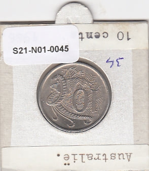 S21-N01-0045 Australië 10 Cent ZFr 1966 KM65