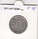S21-N01-0046 Australia 10 Cents VF  1967 KM65