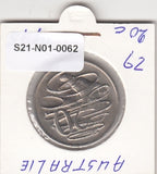 S21-N01-0062 Australië 20 Cent ZFR 1975 KM66