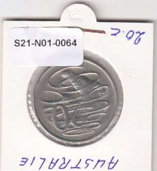 S21-N01-0064 Australia 20 Cents VF  1977 KM66