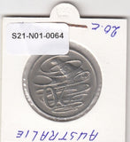 S21-N01-0064 Australia 20 Cents VF  1977 KM66