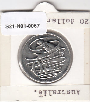 S21-N01-0067 Australia 20 Cents VF  1981 KM66