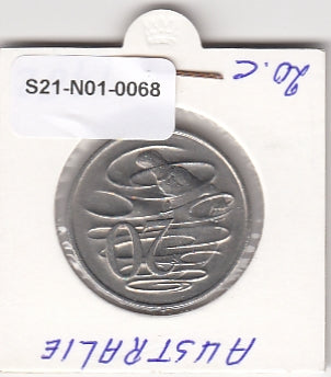 S21-N01-0068 Australië 20 Cent ZFR  1982 KM66