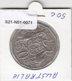S21-N01-0071 Australia 50 Cents XF 1975 KM68