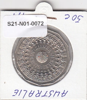 S21-N01-0072 Australia 50 Cents XF/UNC 1977 KM70   Jubilee