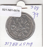 S21-N01-0076 Australia 50 Cents XF 1982 KM74   Com Games