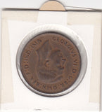 S21-N01-0098 Australia 1 Penny VF  1948 KM36 Melbourne