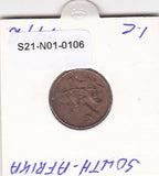 S21-N01-0106 South Africa 1 Cent VF  1972 KM82   Suid-South