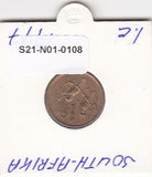 S21-N01-0108 Zuid-Afrika 1 Cent ZG 1977 KM82 Zuid-Zuid