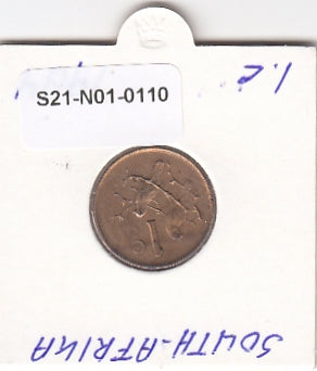 S21-N01-0110 South Africa 1 Cent VF  1984 KM82   Suid-South