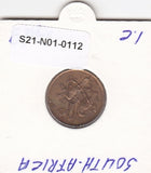 S21-N01-0112 South Africa 1 Cent VF  1989 KM82   Suid-South