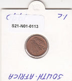 S21-N01-0113 South Africa 1 Cent VF  1990 KM132   South-Suid