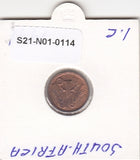 S21-N01-0114 South Africa 1 Cent VF  1991 KM132   South-Suid