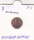 S21-N01-0115 South Africa 1 Cent VF  1992 KM132   South-Suid