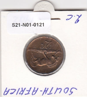 S21-N01-0121 Zuid-Afrika 2 Cents Pr 1982 KM110 Zuid-Suid
