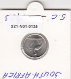 S21-N01-0135 South Africa 5 Cents XF 1983 KM84   Suid-South