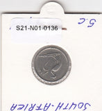 S21-N01-0136 Zuid-Afrika 5 Cents VF 1984 KM84 Suid-Afrika