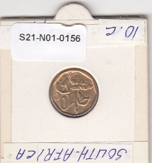 S21-N01-0156 Zuid-Afrika 10 Cent UNC 1992 KM135   Zuid-Zuid