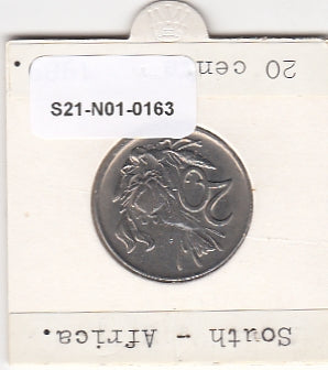 S21-N01-0163 Zuid-Afrika 20 cent ZG 1989 KM86 Zuid-Afrika