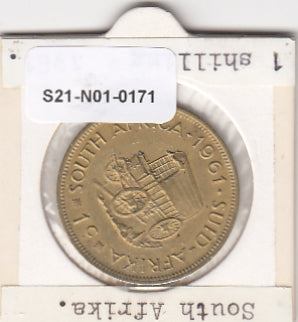 S21-N01-0171 South Africa 1 Cent XF 1961 KM57   South-Suid