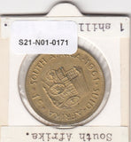 S21-N01-0171 South Africa 1 Cent XF 1961 KM57   South-Suid