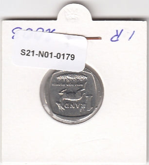 S21-N01-0179 Zuid-Afrika 1 Rand ZF 2003 KM332