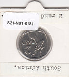S21-N01-0181 South Africa 2 Rand VF  1990 KM139   Suid-South