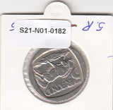 ZAR S21-N01-0182 Zuid-Afrika 5 Rand XF 1995 KM140 Zuid-Zuid
