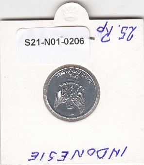 S21-N01-0206 Indonesië 25 Rupiah XF 1991 KM55