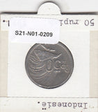 S21-N01-0209 Indonesië 50 Roepia VF 1971 KM35