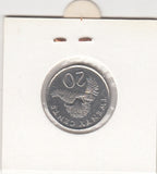 S21-N01-0275 Singapore 20 Cents VF 1985 KM52