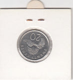 S21-N01-0276 Singapore 20 Cents VF 1989 KM52
