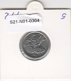 S21-N01-0304 Nieuw-Zeeland 5 Cent Zeer Fraai 1972 KM34.1