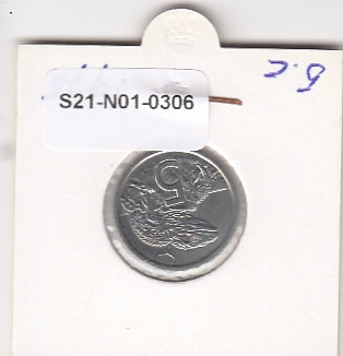 S21-N01-0306 Nieuw-Zeeland 5 Cent Zeer Fraai 1975 KM34.1