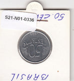 S21-N01-0336 Brazil 50 Centavos VF 1994 KM635
