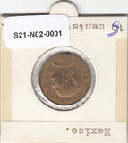 S21-N02-0001 Mexico 5 Centavos ZFR 1969 KM426
